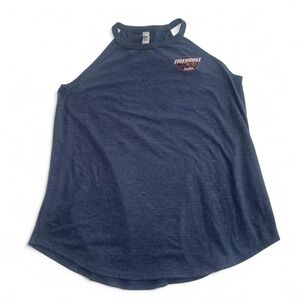 Navy blue halter tank top Virginia city